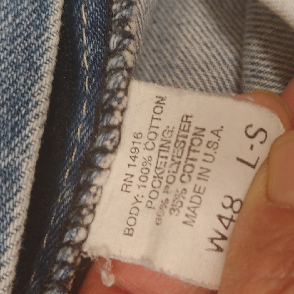 Vintage Pointer jeans mn. sz.48 short made in U.S.A. - Picture 13 of 16